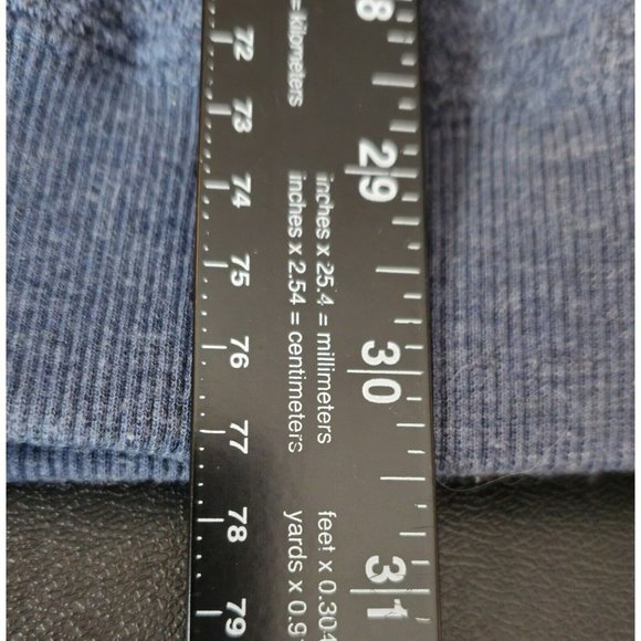 VINTAGE Big Dogs Fleece Sweatshirt Men XL Blue Heavy Knit Embroidered Logo - Picture 8 of 9